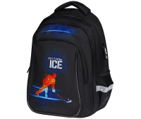 Рюкзак Berlingo Comfort "Hockey" 38*27*18см, 3 отделения, 3 кармана, эргономичная спинка 336359