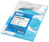 Бумага цветная OfficeSpace intensive А4, 80г/м2, 50л. (голубой) 245181