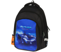 Рюкзак Berlingo Comfort "Speed of light" 38*27*18см, 3 отделения, 3 кармана, эргономичная спинка 351752