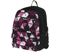 УЦЕНКА-Рюкзак Berlingo Light "Black triangles" 39,5*28*16см, 2 отделения, 3 кармана, уплотненная спинка (осн 336397) 370102