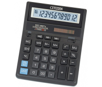 Калькулятор CITIZEN SDC-888T, 12 разрядов, настольный, двойное питание, 205х159мм, 250004/004117