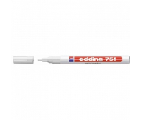 Маркер лаковый белый, круглый наконечник 1-2 мм EDDING E-751/49 87780