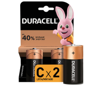 Батарейки DURACELL BASIC С LR14 1.5V, 2шт, алкалиновые 450428/176949