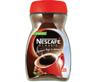 Кофе растворимый NESCAFE "Classic" 95 г, порошкообразный с добавлением натурального жареного молотого стеклянная банка, 620021/267889
