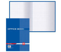 Книга канцелярская BRAUBERG "OFFICE BOOK" (Офисный стиль), 80л А4, клетка, глянц. обложка,блок офсет, 130065