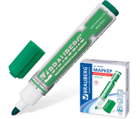 Маркер для доски зеленый, круглый наконечник 5 мм BRAUBERG 150490