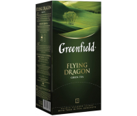 Чай GREENFIELD "Flying Dragon", зеленый, 25 пакетиков в конвертах по 2 г (620010)/62623/159080