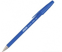 Ручка шариковая синяя прорезиненый корпус ATTACHE STYLE 148055