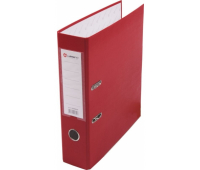 Папка-регистратор 80 мм с арочным механизмом, обложка ПВХ, красная LAMARK AF0600-RD