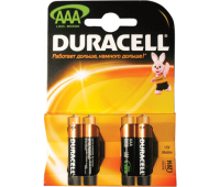 Батарейки DURACELL BASIC AAA 1,5V, LR3  КОМПЛЕКТ 4шт, алкалиновые (450403/111690) 276585