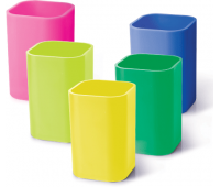 Подставка-органайзер (стакан для ручек), 5 цветов ассорти, Унипласт 231889