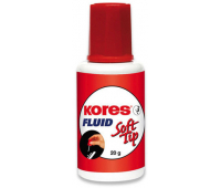 Корректирующая жидкость (штрих) на спиртовой основе 20 мл KORES Fluid Soft Tip 620