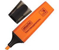 Текстовыделитель  Attache Colored оранжевый, скошенный наконечник 1-5мм, 629204