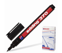 Маркер перманентный EDDING круглый наконечник, 1 мм, черный, E-370/1, 150711