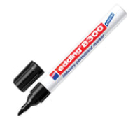 Маркер промышленный EDDING, для любых поверхностей, круглый наконечник 1,5-3 мм, черный, E-8300