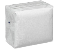 Салфетки 25*25см. 1сл. бум белые 90 шт/уп