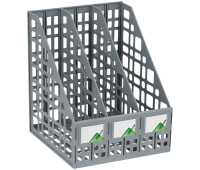 Лоток вертикальный сборный 3 отделения, серый Стамм ЛТ80 235646