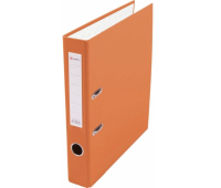 Папка-регистратор 50 мм с арочным механизмом, обложка ПВХ, оранжевая LAMARK AF0601-OR