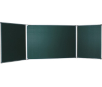 Меловая доска, магнитная BOARDSYS 100*150/300см, 3-х элементная, 5 рабочих поверхн., зелен. ТЭ-300М 231692