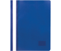 Скоросшиватель пластиковый STAFF эконом, синий, 0,12мм 225730