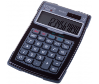 Калькулятор Citizen WR-3000, водонепроницаемый, 12 разрядов, двойное питание, 106*152*38мм, серый, 158170