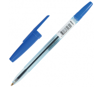 Ручка шариковая СТАММ "111 "Офис", корп. тонированный синий, толщина письма 0,7-1мм, ОФ999, синяя 141892/231457