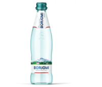 Вода газированная минеральная BORJOMI (БОРЖОМИ) 0,5л, стеклянная бутылка, ш/к 01346 620503/497277