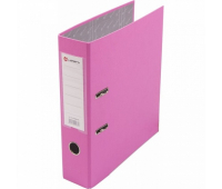Папка-регистратор 50 мм с арочным механизмом, обложка ПВХ, розовый LAMARK