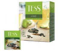 Чай Tess Lime Citrus peels зеленый с лаймом 100 пакетиков, 362485