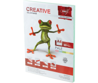 Бумага CREATIVE color (Креатив), А4, 80 г/м2, 100 л., пастель зеленая, БПpr-100