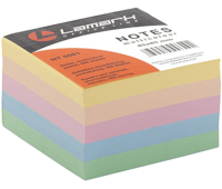 Куб 85*85мм 5цв 500л пастель в термопленке, Lamark, склеенный NT0081