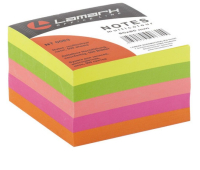 Куб 85*85мм 5цв 500л неон в термопленке, Lamark, проклеенный NT0083