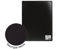 Папка 60 вкладышей STAFF, черная, 0,5 мм, 225705