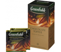 Чай GREENFIELD "Chocolate toffee " черный шоколадный 25 пакетиков 418720