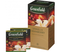 Чай Greenfield Vanilla Cranberry черный 25 пакетиков, 738745