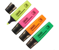 Маркер выделитель текста Attache Colored 1-5мм набор 4цв. 629205