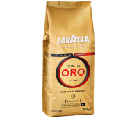 Кофе в зернах LAVAZZA (Лавацца) "Qualita Oro", натуральный, 250 г, вакуумная упаковка, 2051 620172/232977
