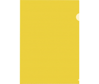 Папка-уголок 180мкм желтая, пластик,  Attache 627970