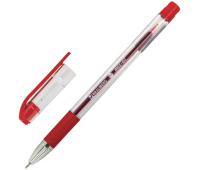 Ручка шариковая масляная BRAUBERG "Max-Oil", игольчатый узел 0,7 мм, линия 0,35 мм, красная, 142143