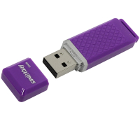 Флешка 16GB Smart Buy "Quartz", , SB16GBQZ-V, USB 2.0 Flash Drive, фиолетовая,  248235