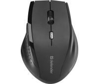 Беспроводная оптическая мышь Defender Accura MM-365 черный,6 кнопок, 800-1600 dpi 52365