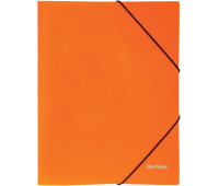Папка на резинке Berlingo "Neon" А4, 500мкм, неоновая оранжевая 239882