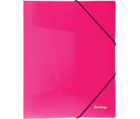 Папка на резинке Berlingo "Neon" А4, 500мкм, неоновая розовая 01813 239881