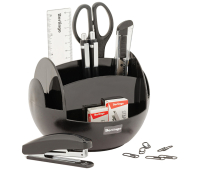 Набор настольный Berlingo "FR", 9 предметов, вращающийся, черный, MOn_09061, 197101