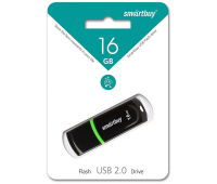 Флешка 16GB Smart Buy "Paean", SB16GBPN-K, USB 2.0 Flash Drive, черная 248792/512769