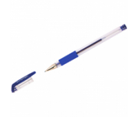 Ручка гелевая OfficeSpace синяя, 0,5мм, грип GLL10_1329 241088