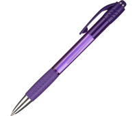 Ручка шариковая автоматическая синяя, корпус фиолетовый  ATTACHE Happy 389743