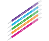 Ручка шариковая Berlingo "Slick" синяя, 0,7мм, игольчатый стержень, корпус ассорти  07772 243020