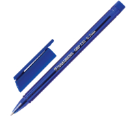 Ручка шариковая масляная BRAUBERG "Marine", корпус тонированный синий, узел 0,7 мм, линия 0,3 мм, синяя, 142709