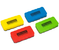 Губка-стиратель для досок OfficeSpace 57*107мм, на магните, материал EVA, ассорти, европодвес, 261122